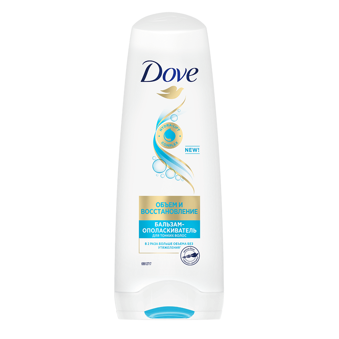 Dove Hair Therapy бальзам-ополаскиватель для тонких волос объем и восстановление