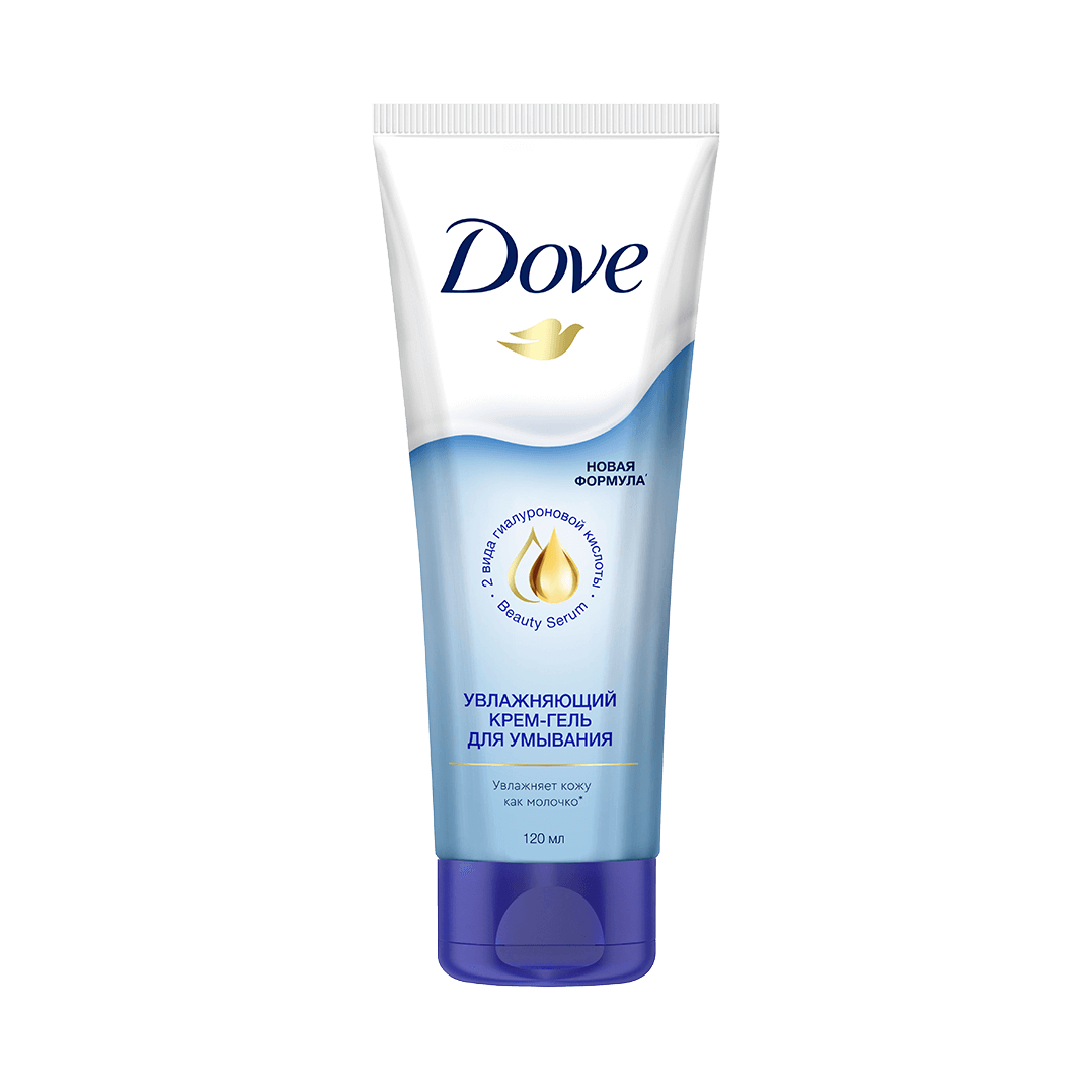 Dove крем-гель для умывания Увлажняющий